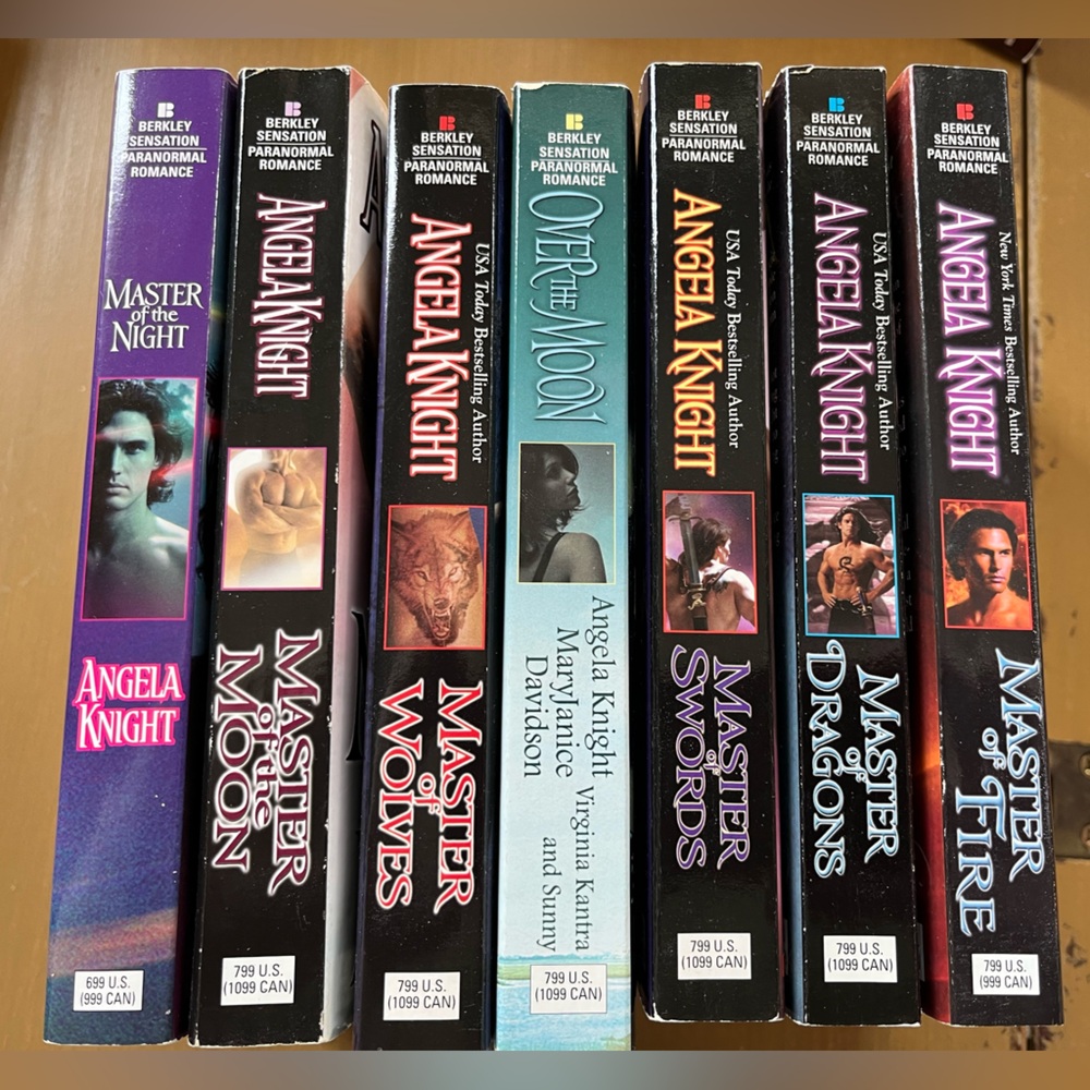 EUC bundle of 7 of 16 books in Angela Knight’s Mageverse series